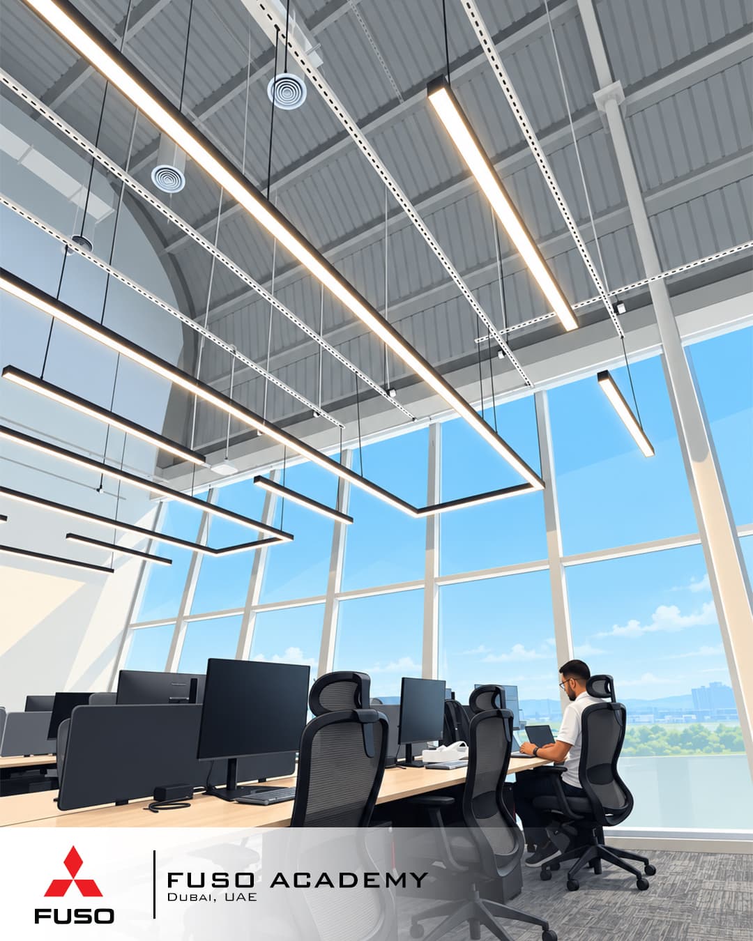 Fuso Academy Training Centre Lighting