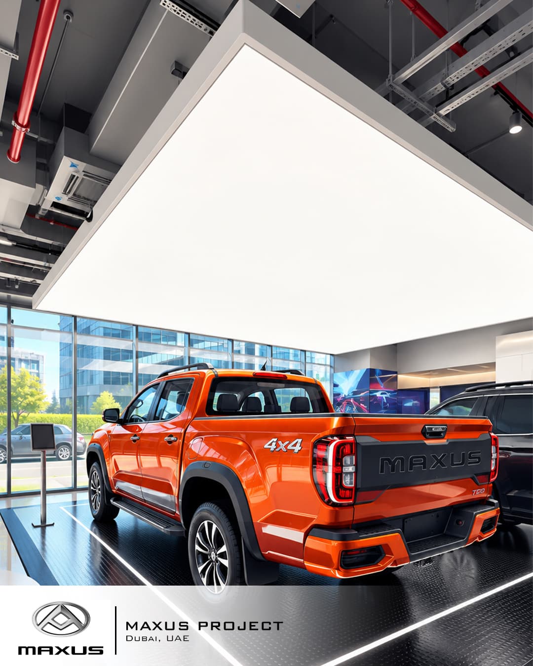 Maxus Automotive Showroom Lighting