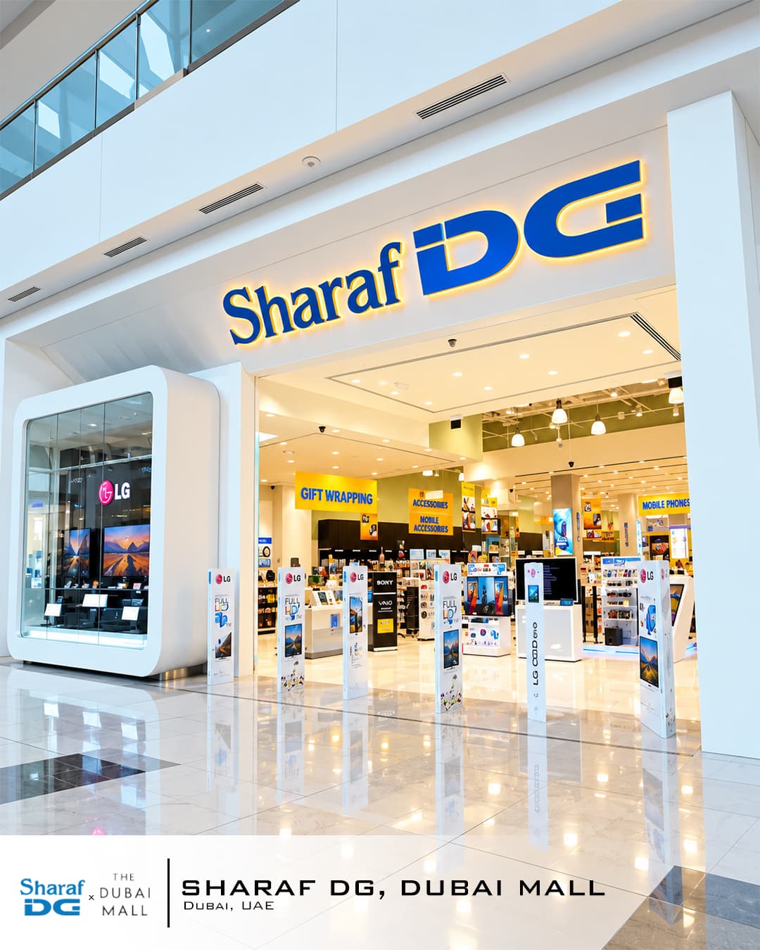 Sharaf DG Dubai Mall Architectural Lighting Project