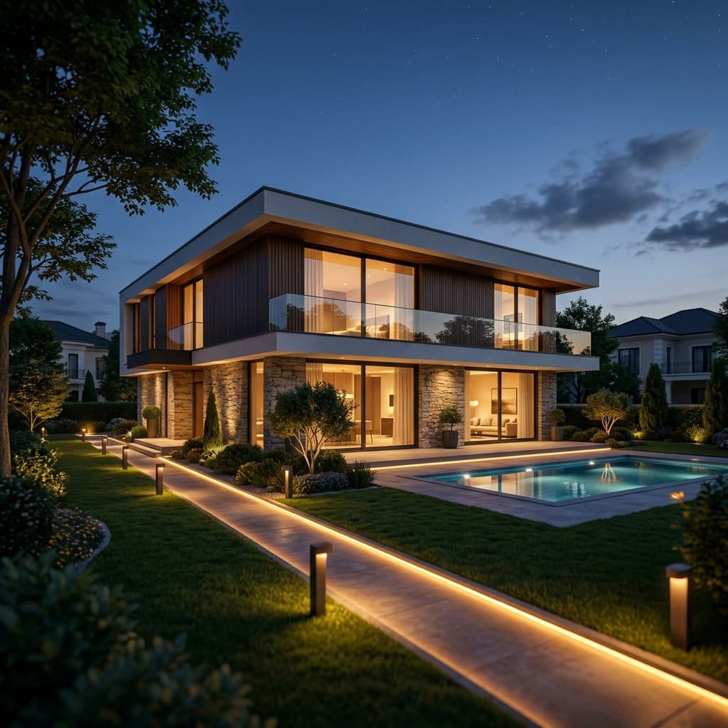 Architectural Twilight Lighting Showcase