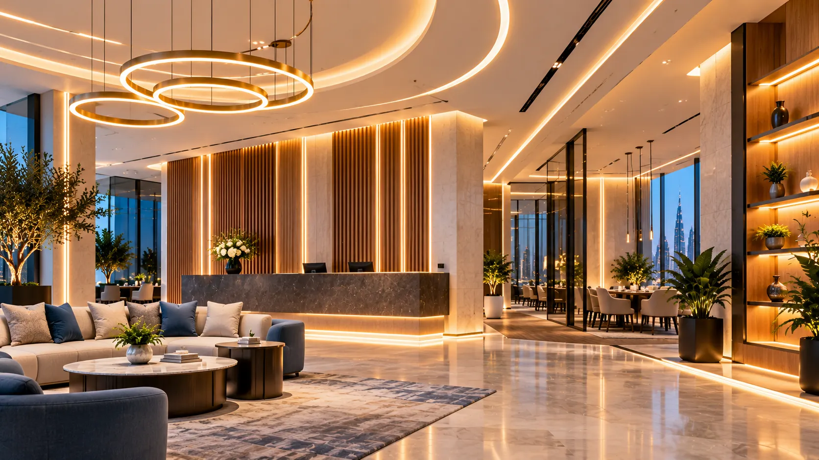 Modern LED Lighting Trends Shaping Gulf Interior Design