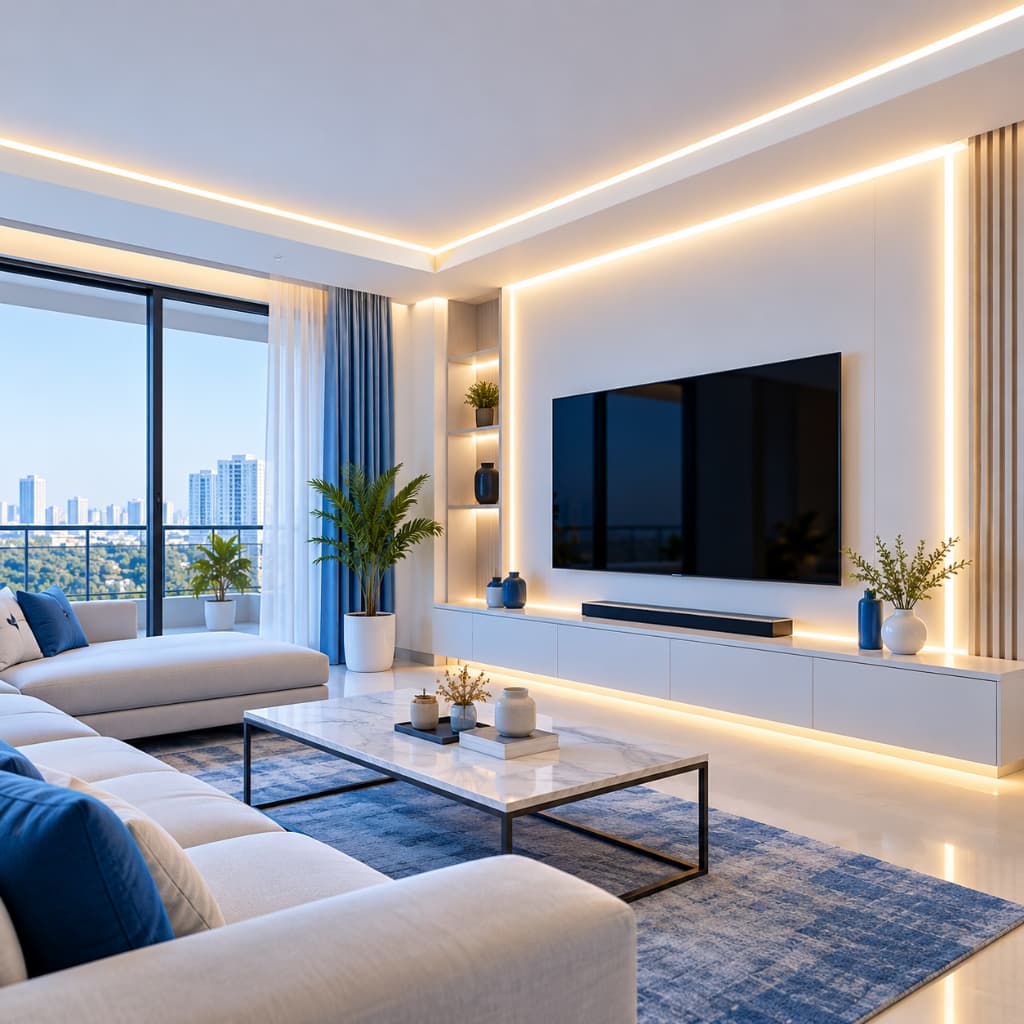 Modern Living Linear Wall Lighting